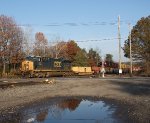 CSX 893 Leads Q212 at Burdeck St. 